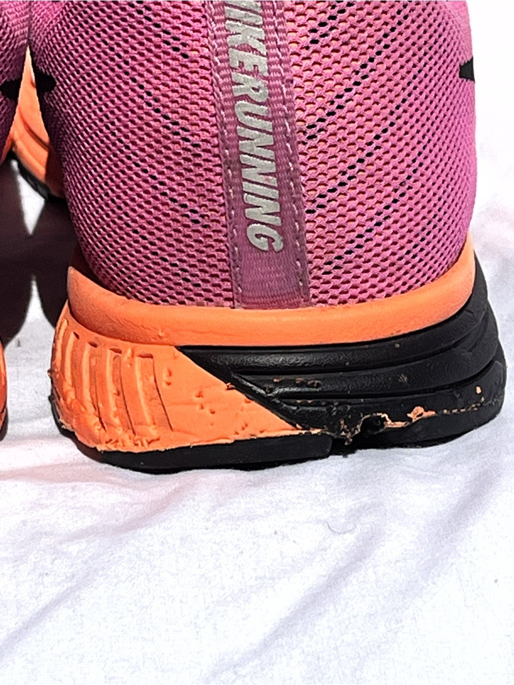 Nike Zoom Fly Orange Purple Running Shoes w/ Custom Extra Laces Women’s - Picture 11 of 14